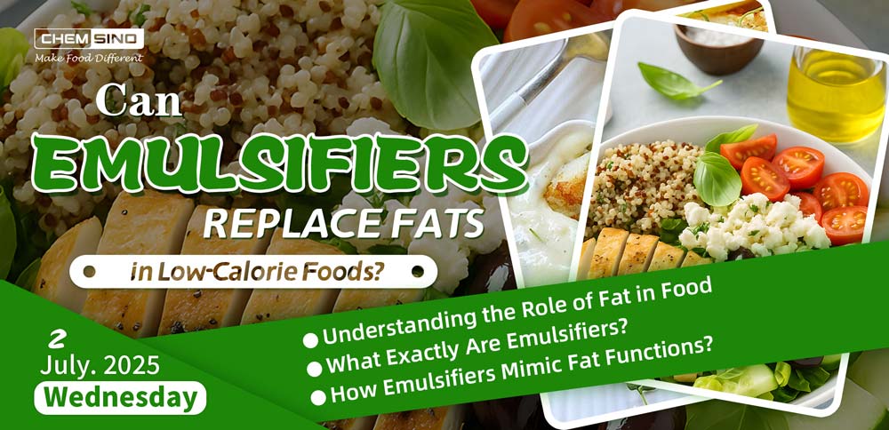 Can Emulsifiers Replace Fats in Low-Calorie Foods